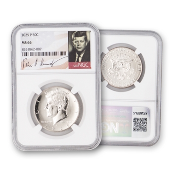 2025 Kennedy Half Dollar - Philadelphia - NGC 66