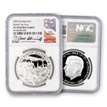 2023 St Helena 1 oz Silver - Boston Tea Party - NGC 70