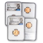 2017 Lincoln Cent - P & D 2pc Set - NGC 66