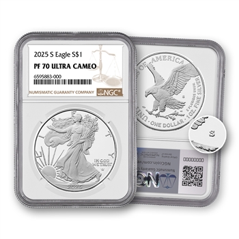 2025 Silver Eagle - San Francisco Proof - NGC 70