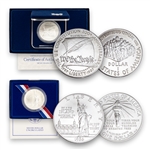 Symbols of Liberty Silver Dollar Set - 86 & 87 - Uncirculated