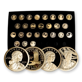 2000 to 2025 Sacagawea Golden Dollars - Proof (26)