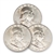1st 3 Philadelphia Mint Franklins - Uncirculated ( 48 to 50 )