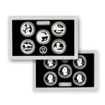 2018 Silver 5 pc Qtr Proof Set - Lens