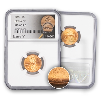 2023 Lincoln - Philadelphia - Extra V - NGC 66 MG Label