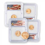 2025 Lincoln Cent - Denver & Philadelphia - ICG 67 Flag label