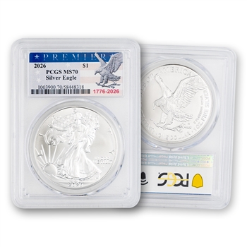 2026 Silver Eagle - Betsy Ross - Premier - PCGS 70