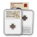 Roman Bronze - Helena ( 324 to 337 ) Mother of  - NGC Fine