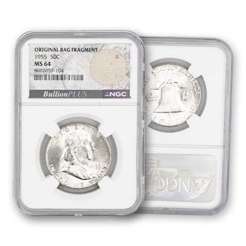 1955 Franklin - Philadelphia - NGC 64 Original Bag