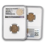 1909 Lincoln Cent - VDB - NGC 63 Brown Original Bag