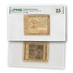 Continental Currency - Certified PMG 25