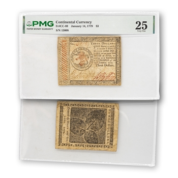 Continental Currency - Certified PMG 25