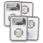 2021 Washington Crossing Qtr - Philadelphia & Denver - NGC 66