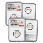 1776 - 2026 Jefferson Nickel P & D Set - NGC 65