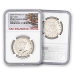 2017 Kennedy Half Dollar - Enhanced - NGC 70 / Trolly Label