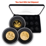 2026 Quarters 3pc - Gold PD & Ruthenium - Mayflower w/AS