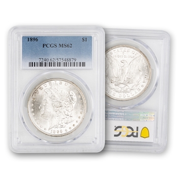1896 Morgan Dollar - Philadelphia - PCGS 62