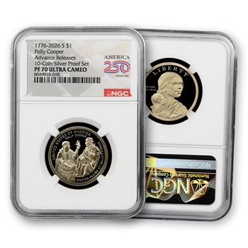 2026 Native American Dollar - Proof - Polly Cooper - NGC 70 Adv