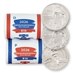 2026 Liberty Half Dollar - P & D Government Roll Pair