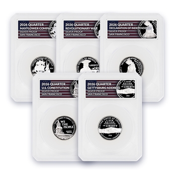2026 5pc Quarter Set - Silver Proof - Defender