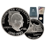 1990 Eisenhower Dollar - Philadelphia Mint - Silver Proof