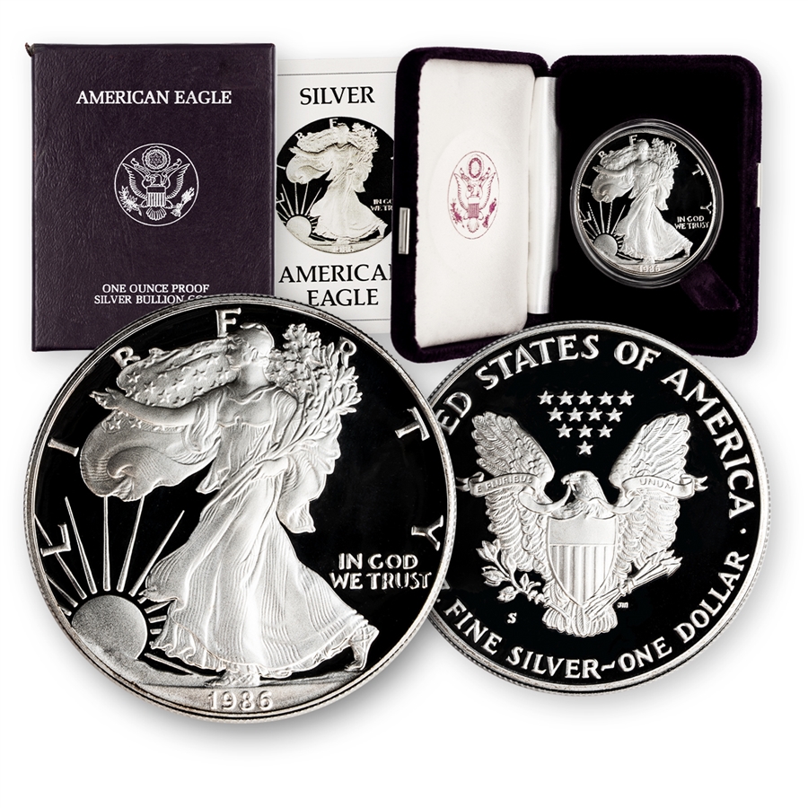 1986 American Eagle Silver outlets Dollar