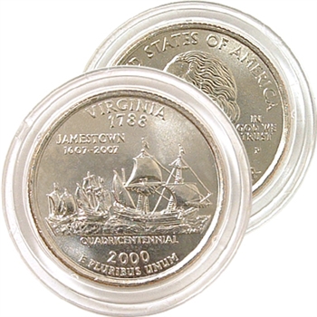 2000 Virginia Uncirculated Quarter - P Mint