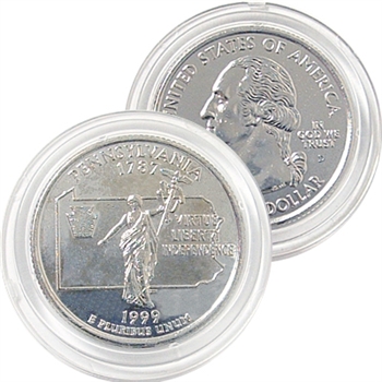 1999 Pennsylvania Platinum Quarter - Denver Mint