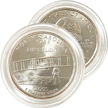 2001 North Carolina Uncirculated Quarter - P Mint