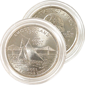 2001 Rhode Island Uncirculated Quarter - P Mint