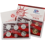 2001 US Silver Proof Set - Modern (10 pc)