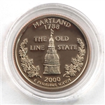 2000 Maryland Proof Quarter - San Francisco Mint