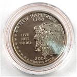 2000 New Hampshire Proof Quarter - San Francisco Mint