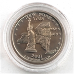 2001 New York Proof Quarter - San Francisco Mint