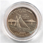 2001 Rhode Island Proof Quarter - San Francisco Mint