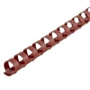 19 Ring Plastic Comb Binding (50/Box) - 1-3/4" - Maroon