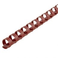 19 Ring Plastic Comb Binding (50/Box) - 1-3/4" - Maroon