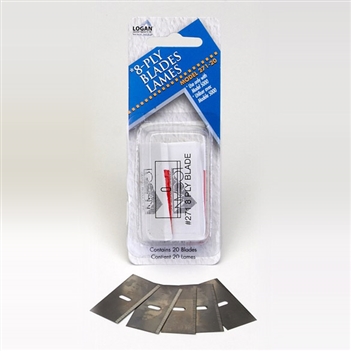 Logan 271 Handheld 8-Ply Replacement Blades (20 pack)