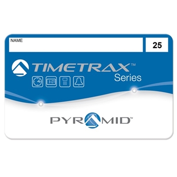 Pyramid TimeTrax Swipe Cards 1-25