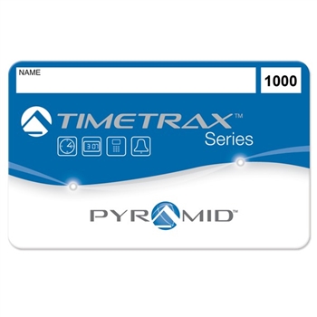 Pyramid TimeTrax Swipe Cards 1001-2000