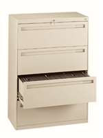 Tennsco 36" 4-Drawer Lateral File