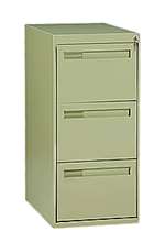 Tennsco Legal Size Three Drawer Vertical File