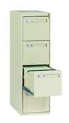 Tennsco Legal Size Four Drawer Vertical File