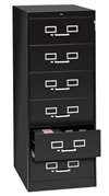 Tennsco 6 Drawer Card & Video Media Storage Cabinet