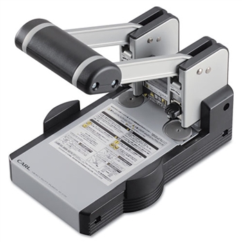 Martin Yale EP210 Master Electric Hole Punch; Punches Up To 12 Sheets of 20  Pound Paper; Punches Standard 2-hole Pattern with 2 3/4 Centers; 1/4 Hole