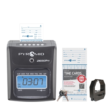 Pyramid 2650 Pro Auto-Aligning Time Clock