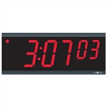 Pyramid 4", 6-Digit Digital LED Clock