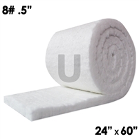 8 pound ceramic fiber blanket dimensions 5x24x60in