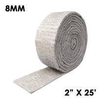 8 millimeter thick hydrophobic insulation mat tape 2 inches wide and 25 fit long