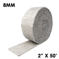 8 millimeter thick hydrophobic insulation mat tape 2 inches wide and 50 fit long